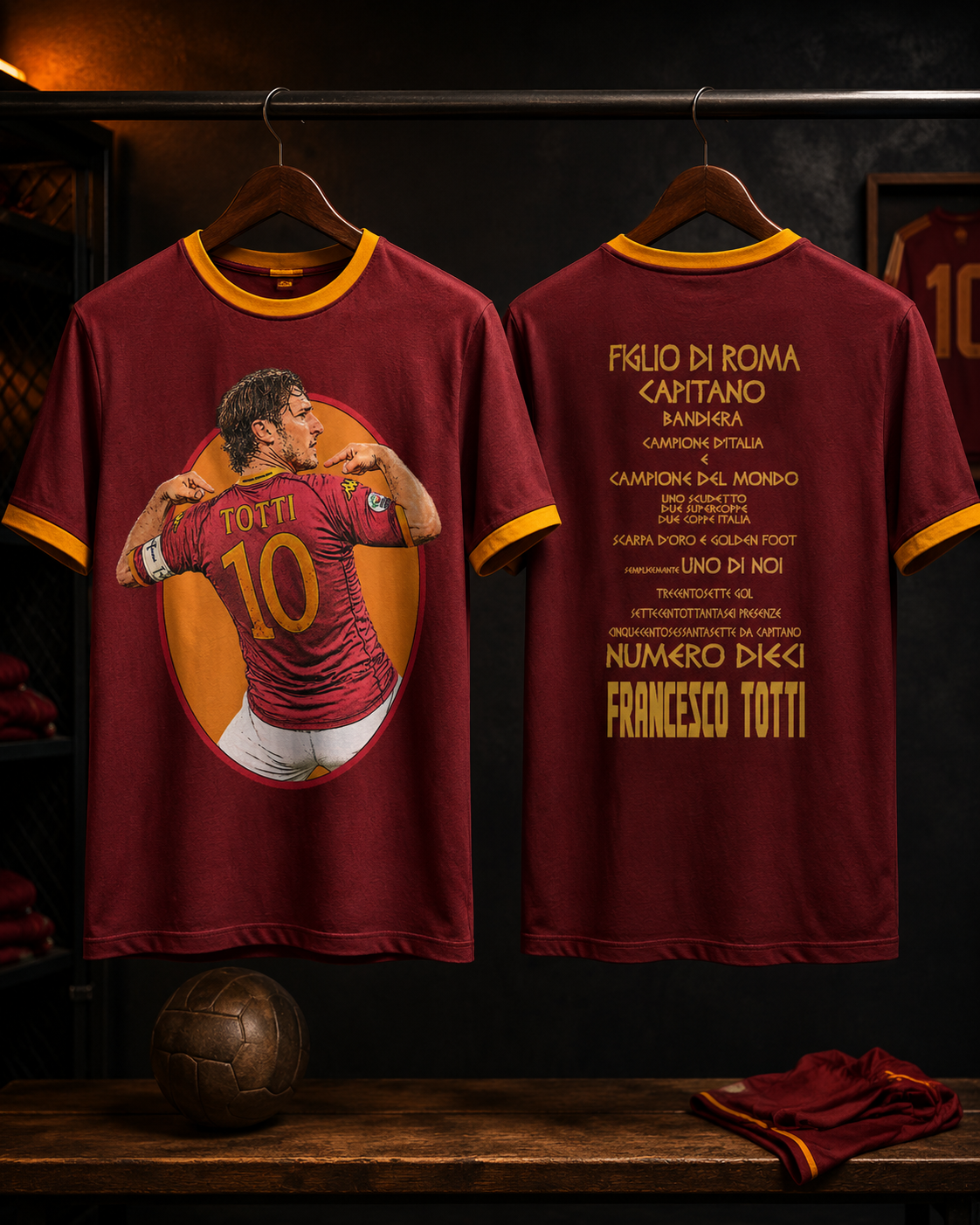 Mockup majice Francesco Totti — Figlio di Roma